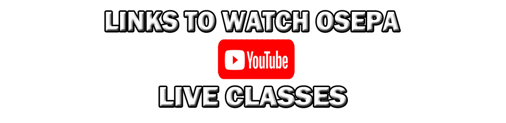 OSEPA Youtube live class